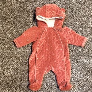 Baby girl bunting/snow suit